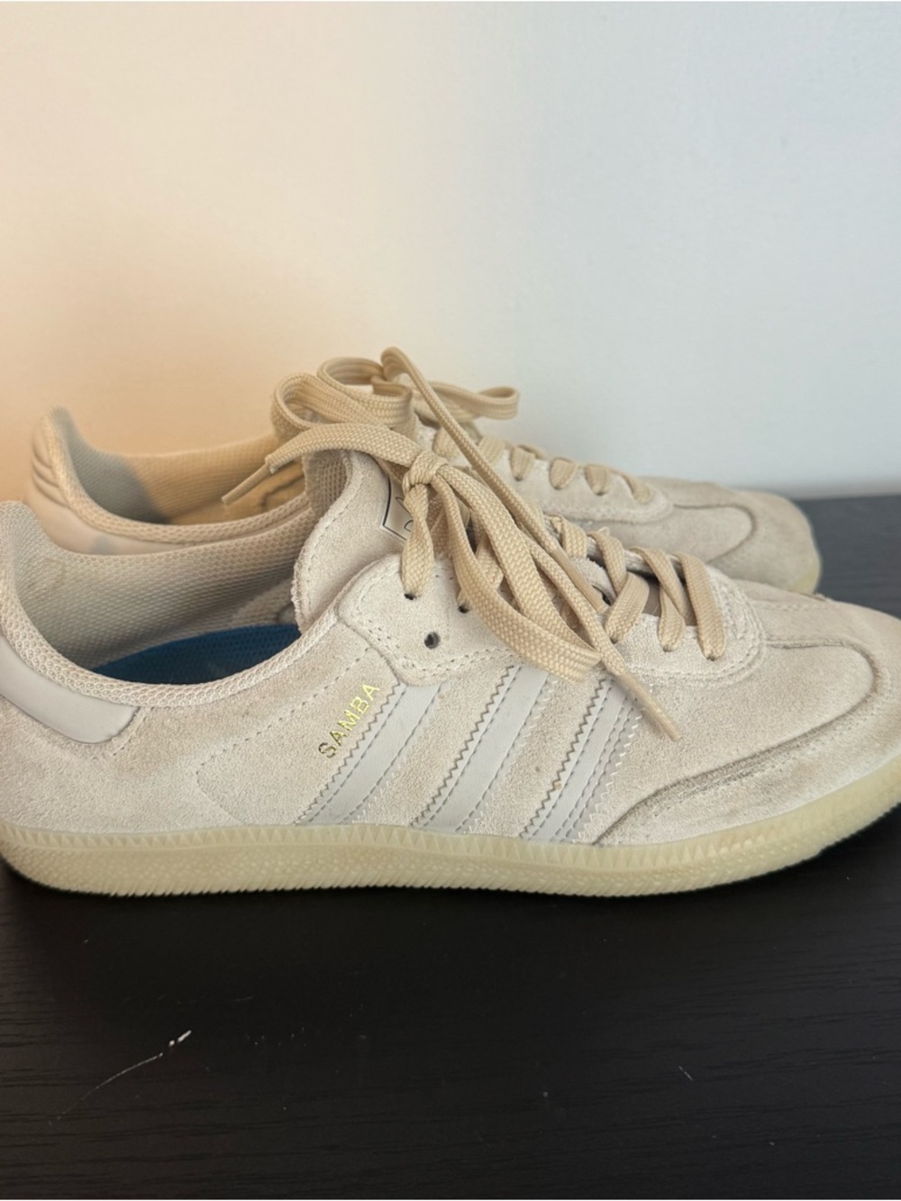 Adidas Samba Suede Sneakers Beige/Cream